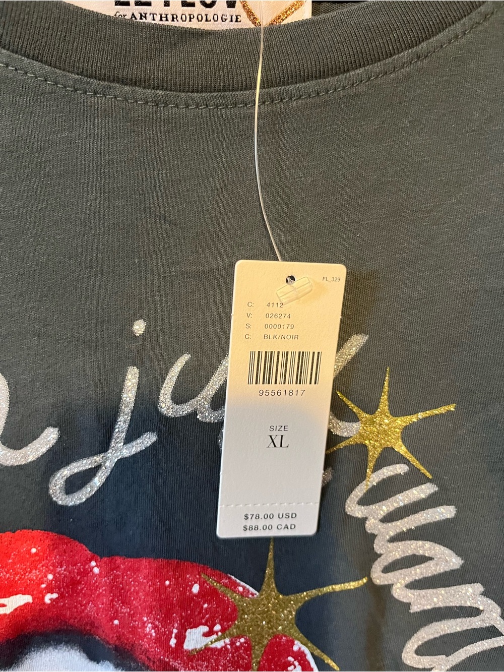 Anthropologie Graphic Tee- Girls just want to have fun. - Picture 2 of 5
